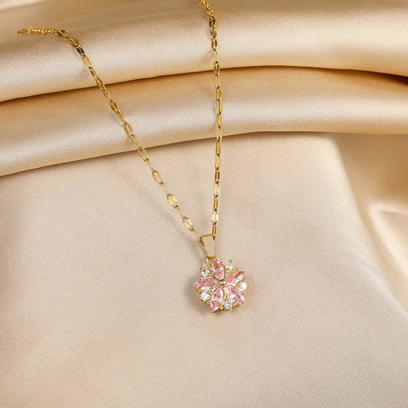 Collier Sakura Rose