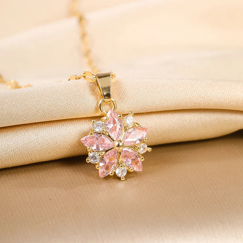 Collier Sakura Rose
